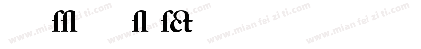 Adobe Caslon Pro bold sc750字体转换